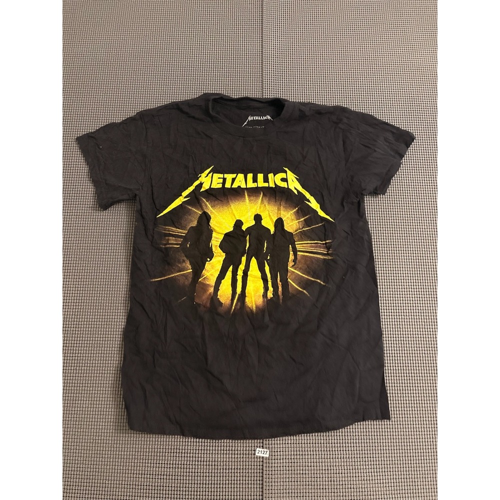 Metallica M72 World Tour 2023 2024 Graphic T-Shirt Black Small Band Tee